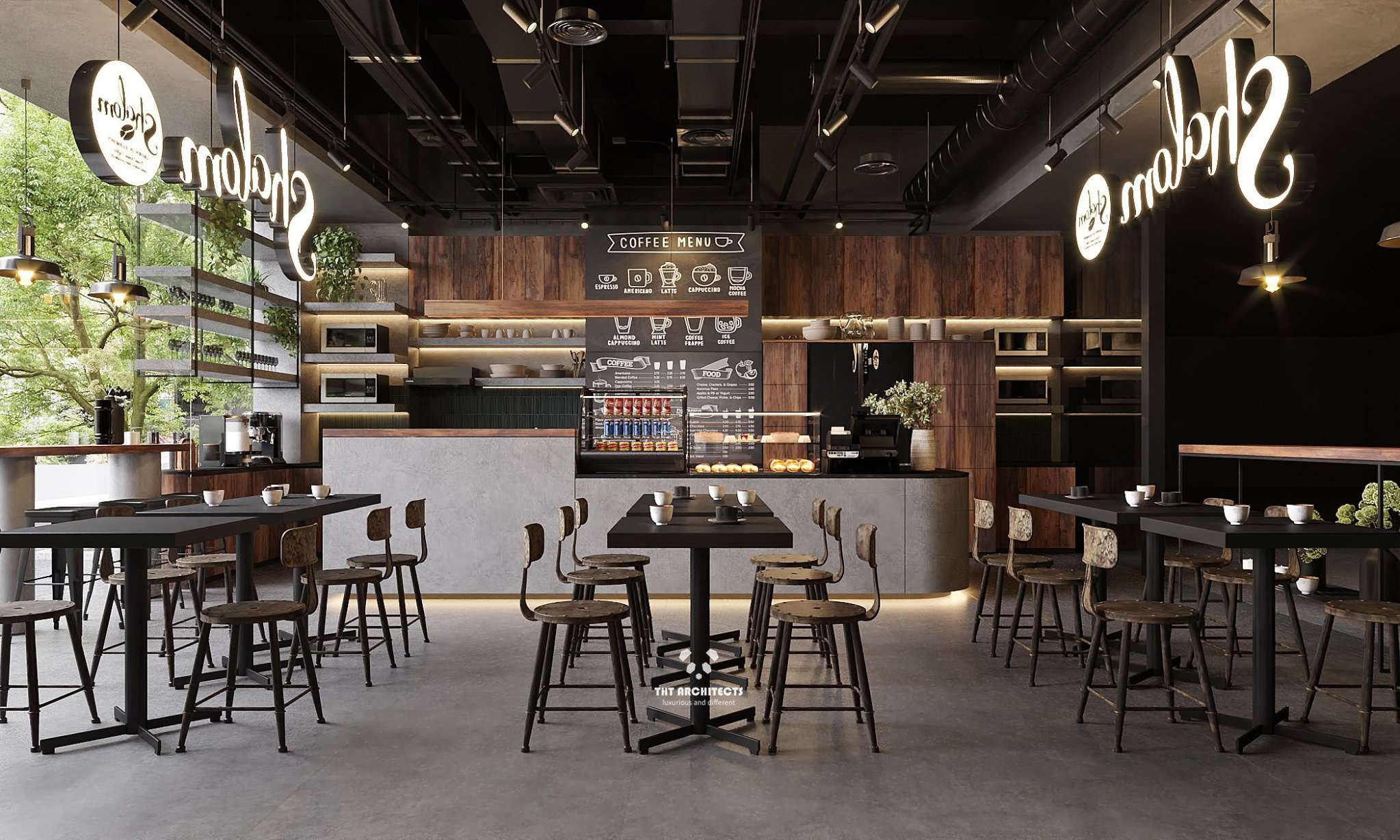 tht arichitects - Cafe Shalom - VIEW 3