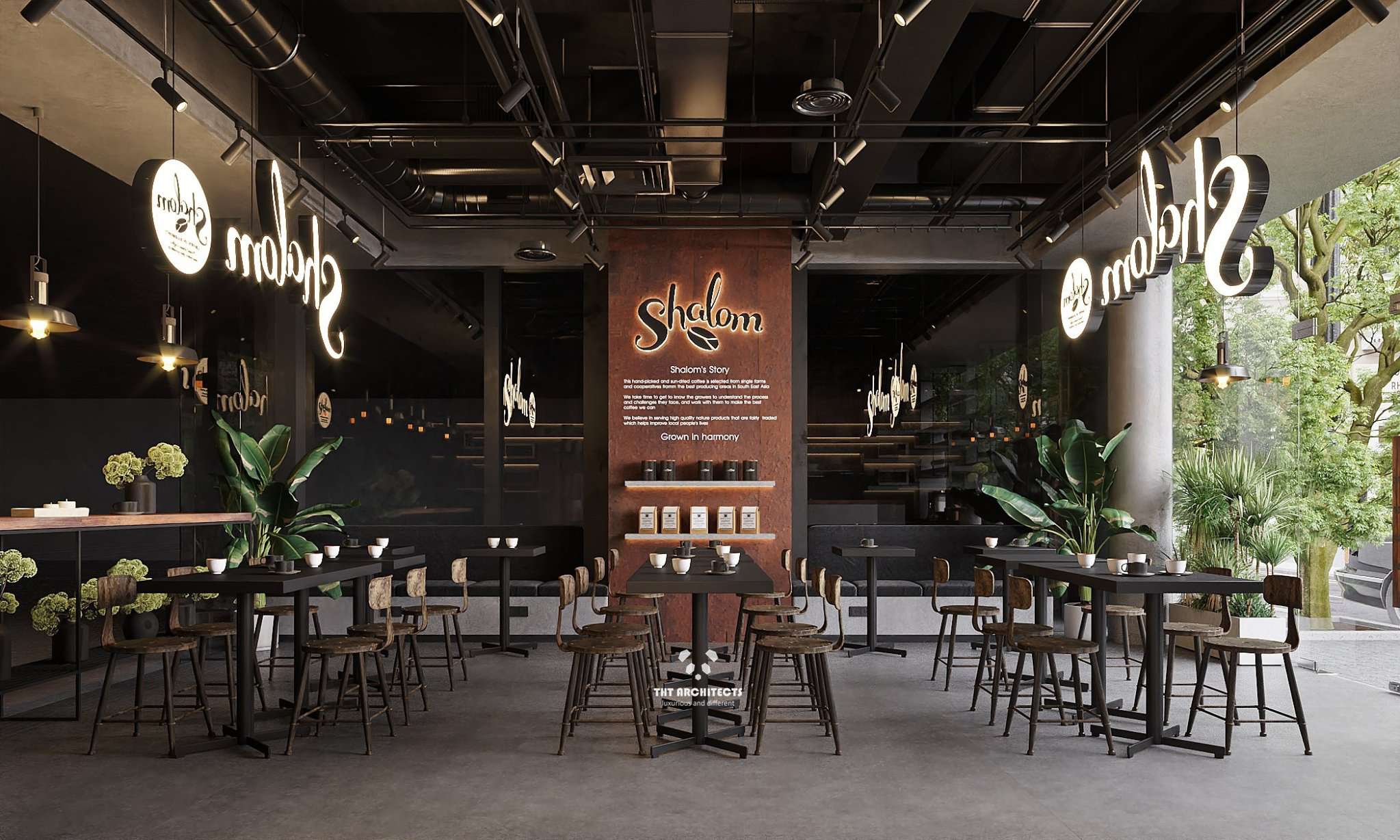 tht arichitects - Cafe Shalom - VIEW 4