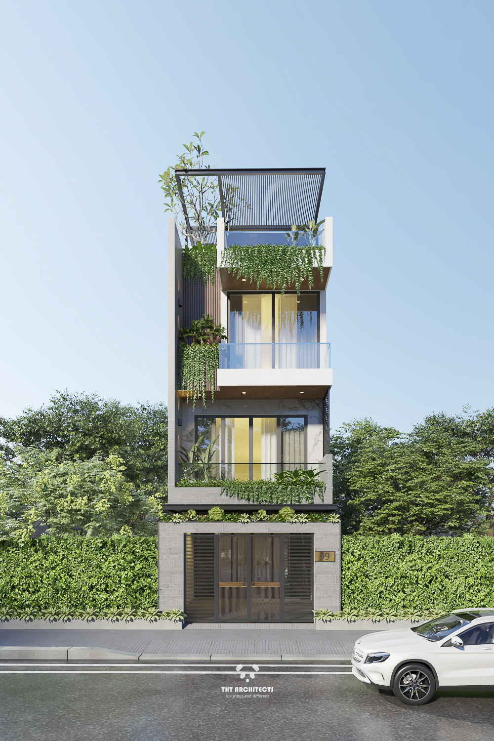 tht arichitects - nhà phố ninh thuận - mặt tiền view 2